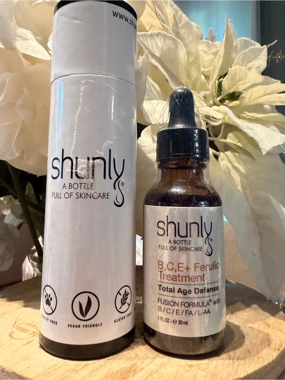 SHUNLY B.C.E + Ferulic Treatment Serum total age defense new sealed
